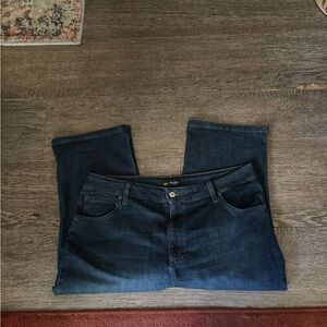 Lee Women's Deep Indigo Cropped Jeans